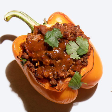 Colorful Turkey-Stuffed Peppers