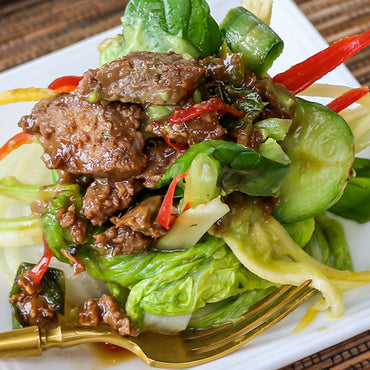 Cabbage Wrapped Mongolian Beef