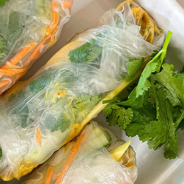 Thai-Style Coconut Chicken Spring Rolls