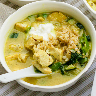 Thai Coconut and Brown Rice Soup