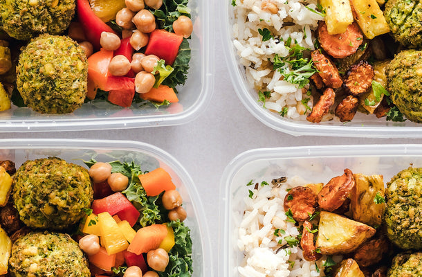 four servings of keto friendly meals